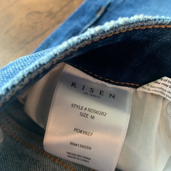 Risen Distressed Denim Shorts - Picture 4 of 4